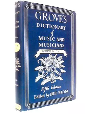 Couverture du produit · Grove's Dictionary of Music and Musicians Vol 9 Vir-Z