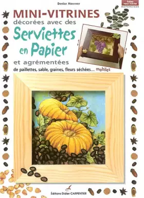Couverture du produit · Mini-vitrines décorées avec des serviettes en papier