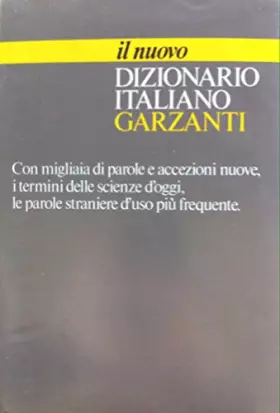 Couverture du produit · Il nuovo dizionario italiano Garzanti