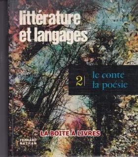 Couverture du produit · Littérature et Langages - 2. Le Conte - La Poésie