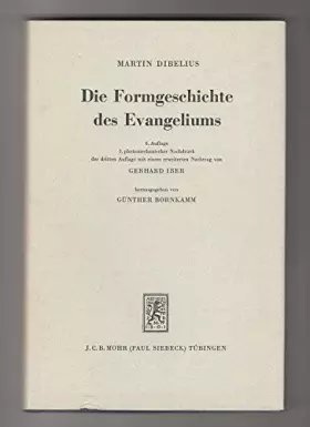 Couverture du produit · Die Formgeschichte des Evangeliums