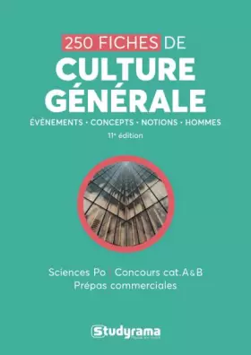 Couverture du produit · 250 fiches de culture générale
