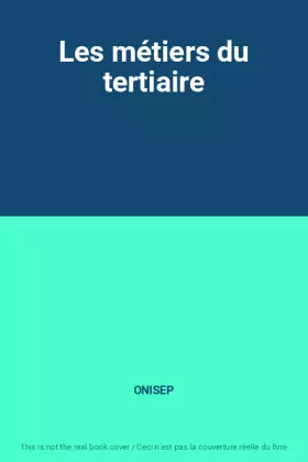 Couverture du produit · Les métiers du tertiaire