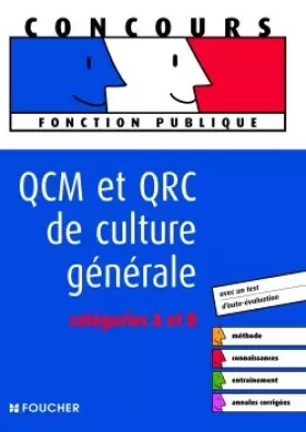 Couverture du produit · QCM et QRC de culture générale : Catégories A et B