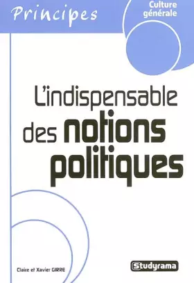 Couverture du produit · L'indispensable des notions politiques