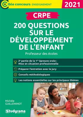 Couverture du produit · CRPE - 200 questions sur le développement de l'enfant: Professeur des écoles