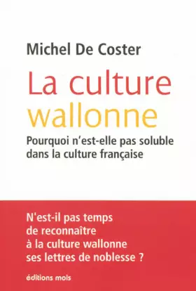Couverture du produit · La culture wallone