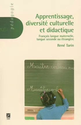 Couverture du produit · Apprentissage, diversité culturelle et didactique: Français langue maternelle, Langue seconde ou étrangère