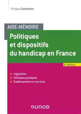 Couverture du produit · Aide-Mémoire - Politiques et dispositifs du handicap en France - 4e éd