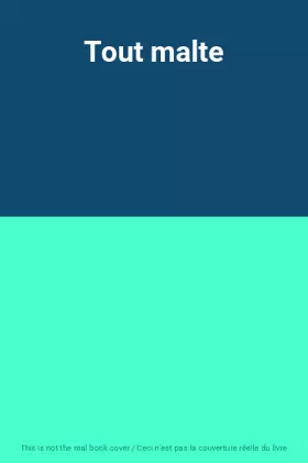 Couverture du produit · Tout malte