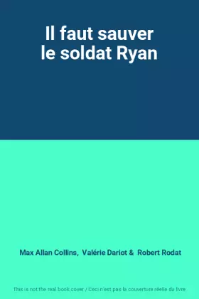 Couverture du produit · Il faut sauver le soldat Ryan