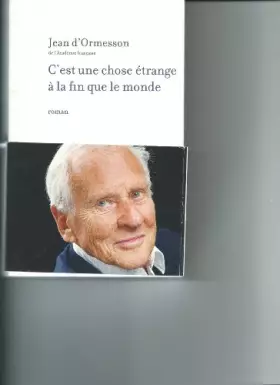 Couverture du produit · C'est une chose étrange à la fin que le monde