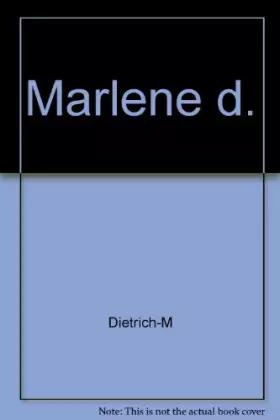 Couverture du produit · Marlene d.
