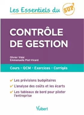 Couverture du produit · Contrôle de gestion: Cours - QCM - Exercices - Corrigés