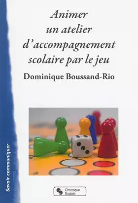 Couverture du produit · Animer un atelier d'accompagnement scolaire par le jeu