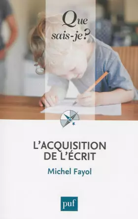 Couverture du produit · L'acquisition de l'écrit