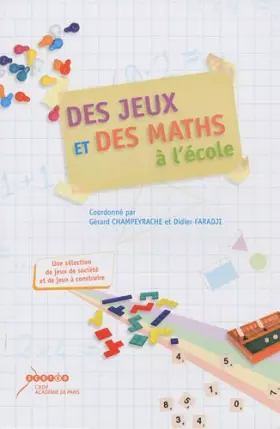 Couverture du produit · Des jeux et des maths à l'école