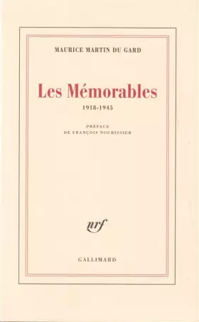 Couverture du produit · Les Mémorables, 1918-1945