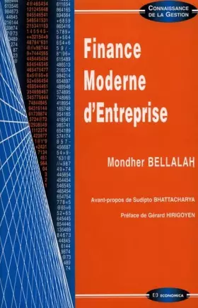 Couverture du produit · Finance moderne d'entreprise