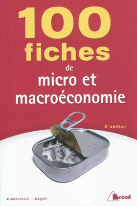 Couverture du produit · 100 fiches de micro et macroéconomie