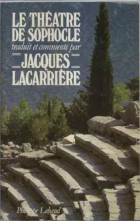 Couverture du produit · Le théâtre de Sophocle