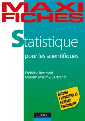 Couverture du produit · Maxi fiches de Statistique pour les scientifiques: En 80 fiches