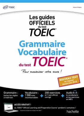 Couverture du produit · Grammaire Vocabulaire TOEIC® (conforme au nouveau test TOEIC®)