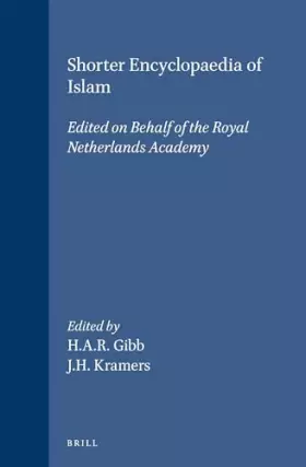 Couverture du produit · Shorter Encyclopaedia of Islam: Edited on Behalf of the Royal Netherlands Academy