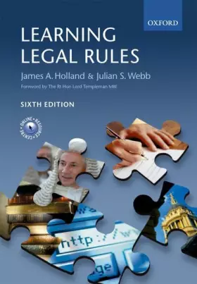 Couverture du produit · Learning Legal Rules: A Student's Guide to Legal Method and Reasoning