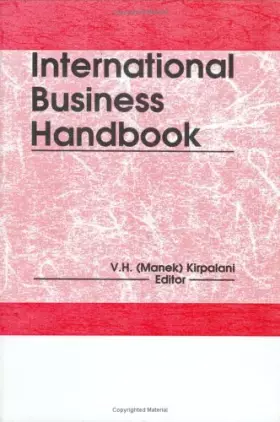 Couverture du produit · International Business Handbook (HAWORTH SERIES IN INTERNATIONAL BUSINESS)