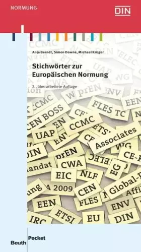 Couverture du produit · Stichwörter zur Europäischen Normung (Beuth Pocket)