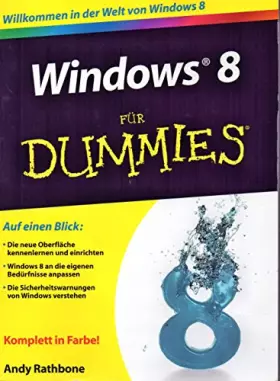 Couverture du produit · Windows 8 für Dummies: Willkommen in der Welt von Windows 8