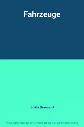 Couverture du produit · Fahrzeuge