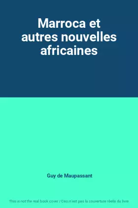 Couverture du produit · Marroca et autres nouvelles africaines