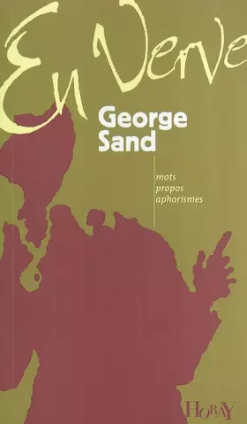 Couverture du produit · George Sand en verve