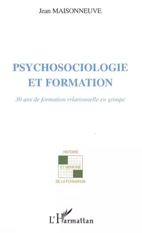 Couverture du produit · Psychosociologie et formation