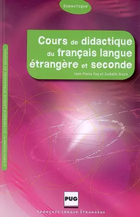 Couverture du produit · Cours de didactique du français langue étrangère et seconde