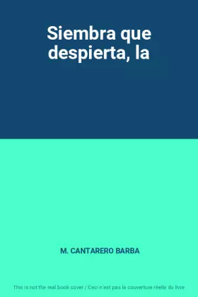 Couverture du produit · Siembra que despierta, la