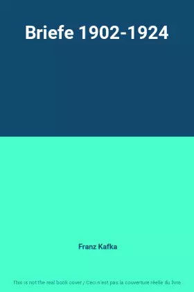 Couverture du produit · Briefe 1902-1924