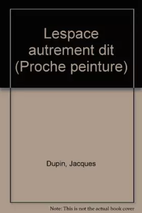 Couverture du produit · L'espace autrement dit (0000)