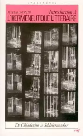 Couverture du produit · Introduction à l'herméneutique littéraire