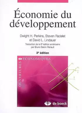 Couverture du produit · Economie du développement