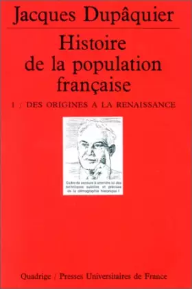 Couverture du produit · Histoire de la population française, tome 1 : Des origines à la renaissance