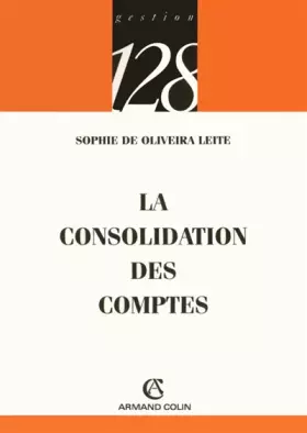 Couverture du produit · La consolidation des comptes