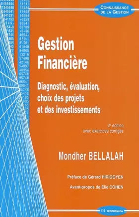 Couverture du produit · Gestion financière : Diagnostic, évaluation, choix des projets et des investissements