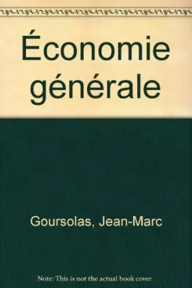 Couverture du produit · Economie générale