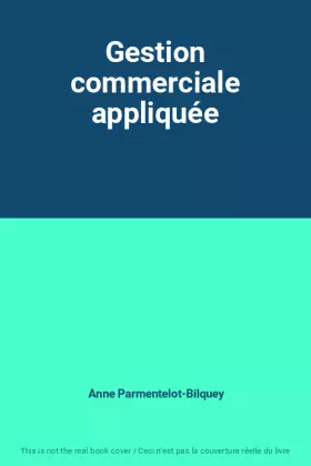 Couverture du produit · Gestion commerciale appliquée