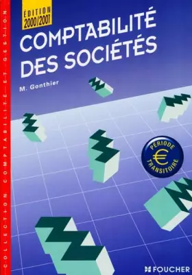 Couverture du produit · Comptabilité des Sociètés