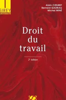 Couverture du produit · Droit du travail