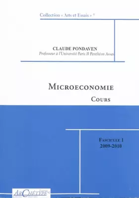 Couverture du produit · Microéconomie: Pack en 2 volumes